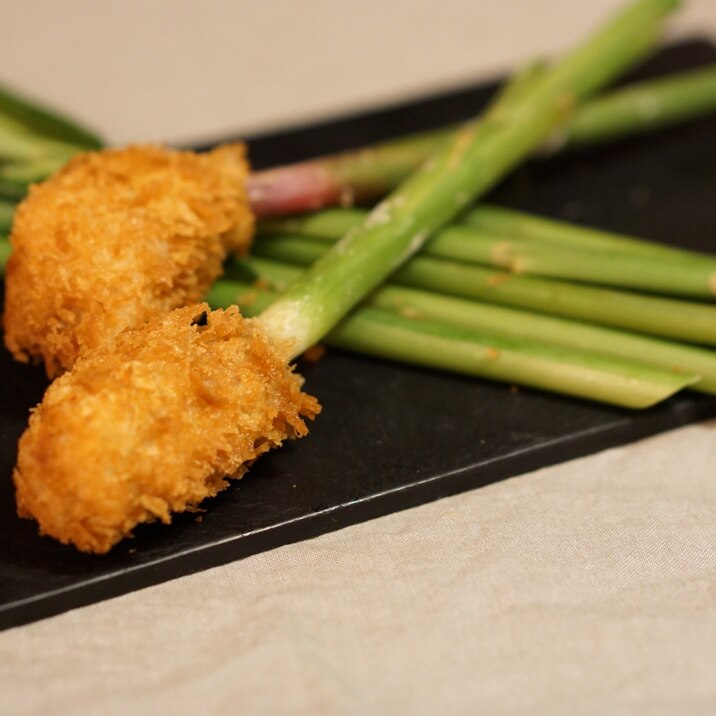 谷中生姜と豚肉サクサク揚げ